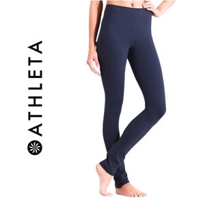 Athleta Navy Blue Skinny Up Performance Leggings/pants Size S